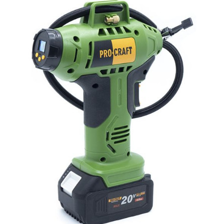 Compresor auto cu acumulator PROCRAFT LK20 , 12L/ min, 18 V, 3200 RPM [3]