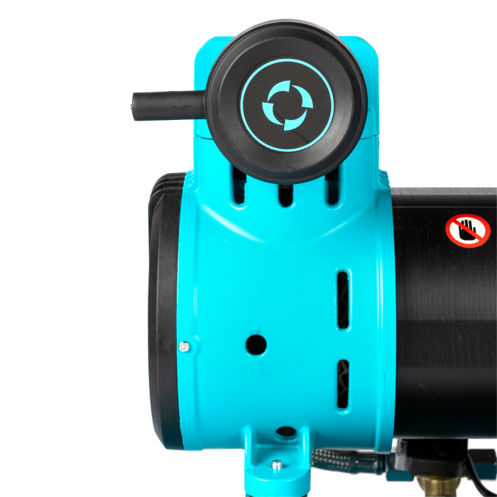 Compresor Detoolz 50L fara ulei, 1680 W, debit 214L/min, 8 bar, 2 prize de aer [12]