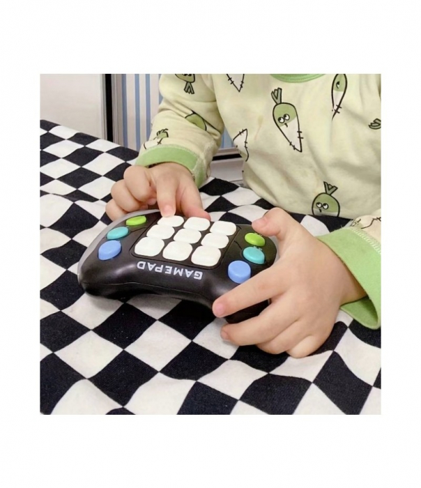 Consola interactiva de jocuri, cu 6 butoane si 600 de niveluri, Gri/Negru [4]