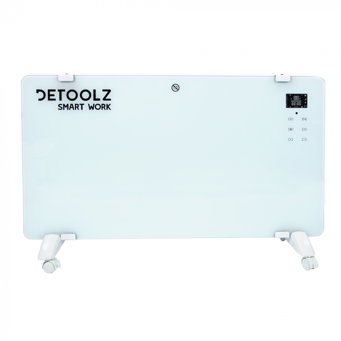 Convector electric Detoolz 1000W/2000W, Wifi, alb [2]