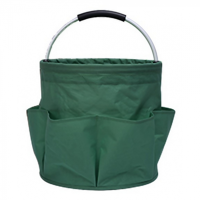Coș de Picnic Flippy Portabil din Material Oxford, Verde, 28x28 cm [1]
