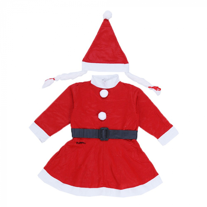 Costum Craciunita Flippy® Fata, 1-3 ani, 3 piese, Polar [2]