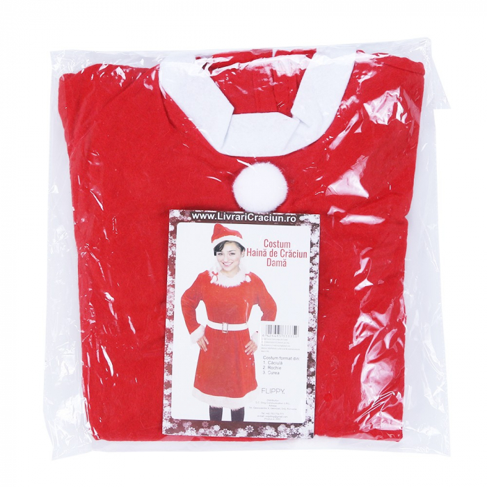 Costum Craciunita Flippy® Femeie, Adult, 3 piese, Polar [3]