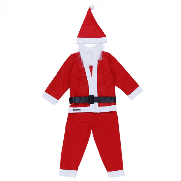 Costum Mos Craciun Flippy® Baiat, 1-3 ani, 5 piese, Polar [2]