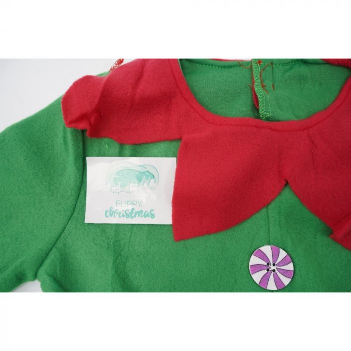 Costum Spiridus, Flippy, Baieti, 4-6 ani, Verde, Poliester [2]