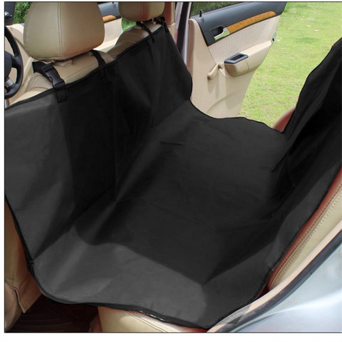 Covor pentru Masina, pentru Animalele de companie, Flippy, Covoras impermeabil, pentru Calatoriile Lungi, din Panza Oxford, 135 x 135 cm, Negru [2]