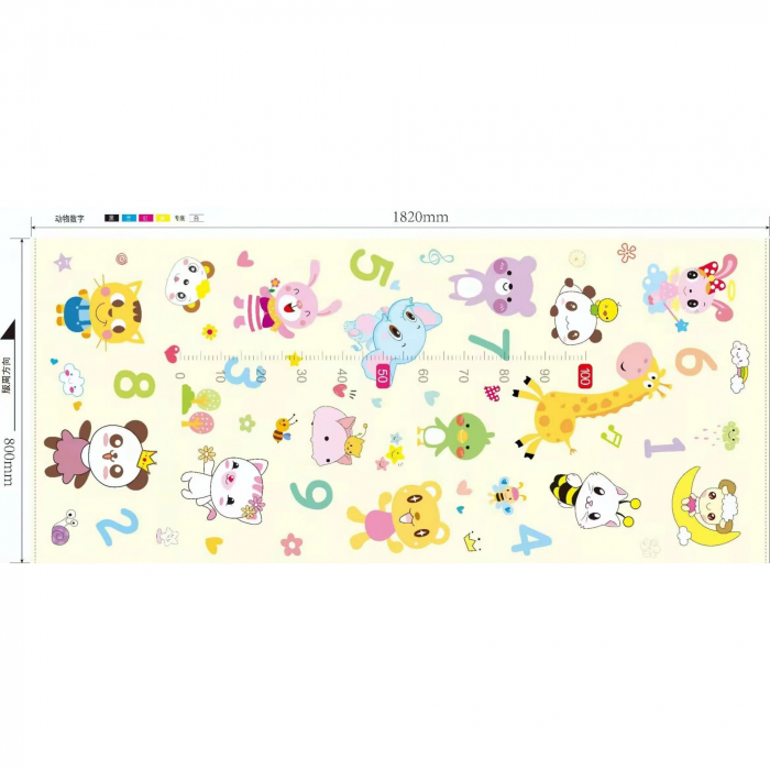 Covoras pentru Copii, Flippy, cu 2 Fete, Model Animale Marine/Exotice, din XPE+PE, Impermeabil, Antiderapant, Protectie Termica, +3 Luni, Pliabil, 180 x 200 x 1.5 cm, Multicolor [3]