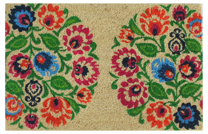 Covoras intrare Flower Power design Flori, 40x60 cm [1]