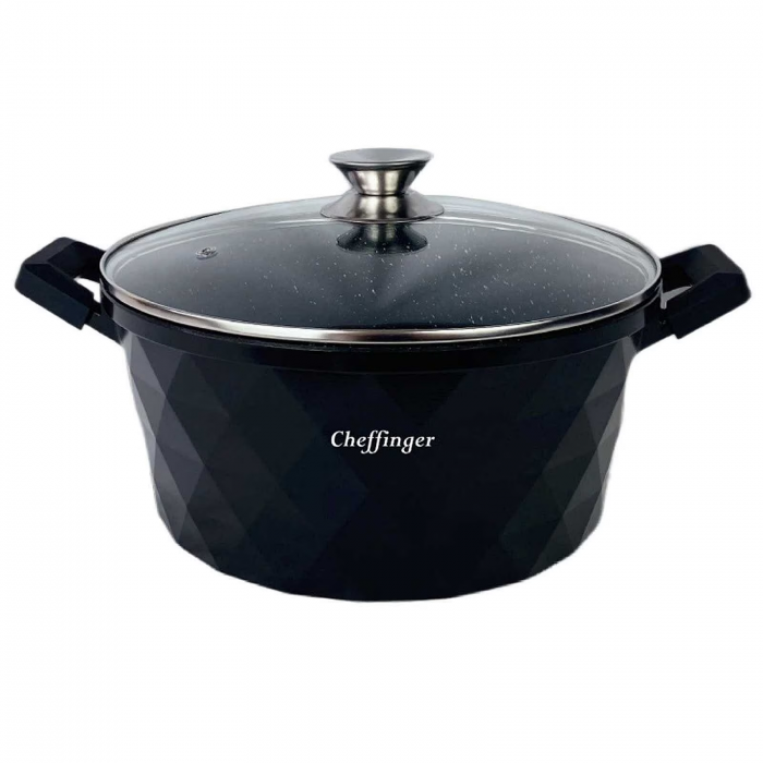 Cratita cu capac Diamond design CF-DIAC24S, 24cm /3.5L [1]
