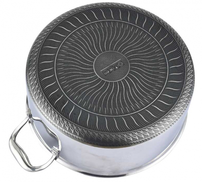 Cratita de inox CF-PNC-24, anti zgarieturi, 24cm, 4L [3]