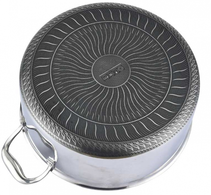 Cratita de inox joasa CF-PSC-28, anti zgarieturi, 28cm, 4L [3]
