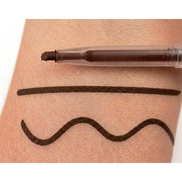 Creion de Sprancene cu Perie, Kevin&amp;Coco, 2in1, 1.5 mm, Negru Maro [3]