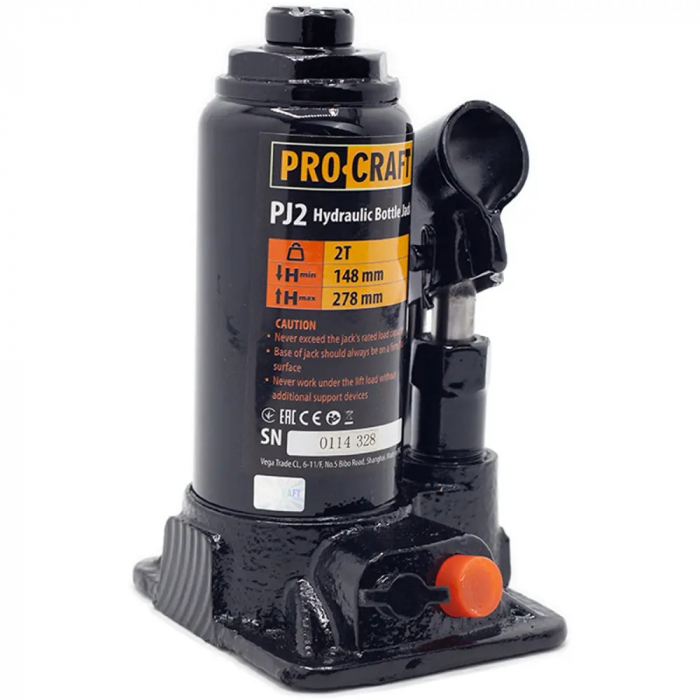 Cric hidraulic de carucior, PROCRAFT PJ2 sarcina maxima 2 TONE [2]