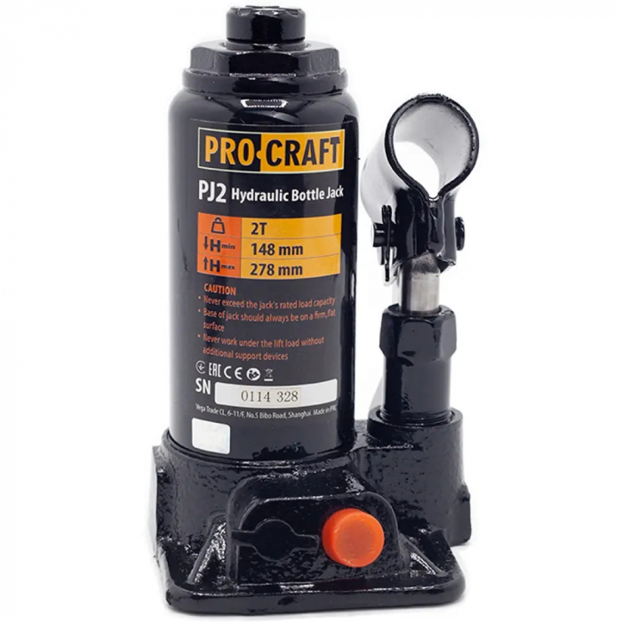 Cric hidraulic de carucior, PROCRAFT PJ2 sarcina maxima 2 TONE [1]