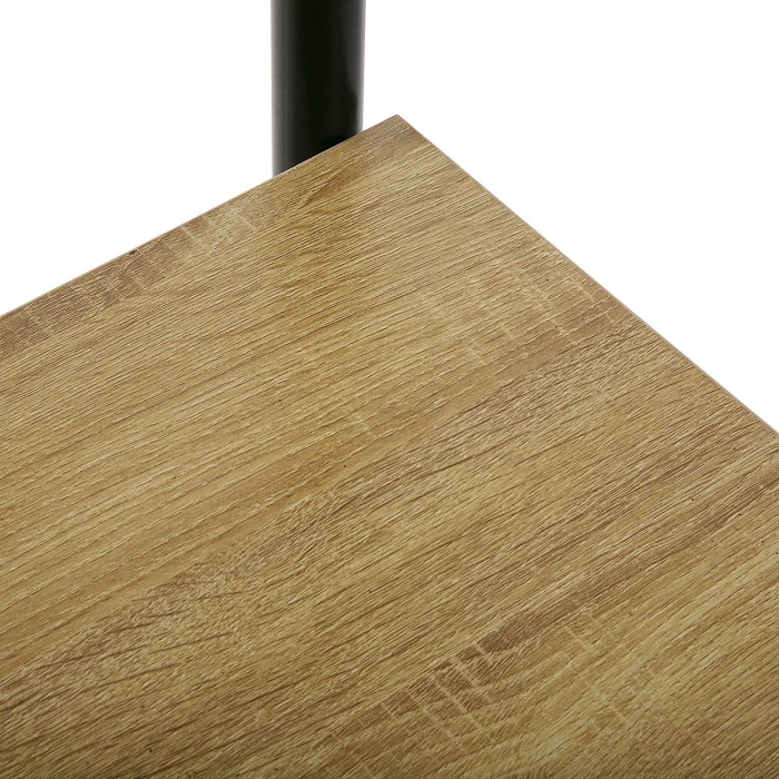 Cuier si suport pantofi Skalo, negru, 60x40x175 cm, [5]