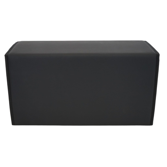 Cutie de Depozitare Auto, Flippy, Geanta Multifunctionala din Piele Ecologica, Organizator Premium Portbagaj, 2 Compartimente Depozitare, Pliabil si Rezistent la Uzura, Negru, 55 x 30 x 30cm [6]