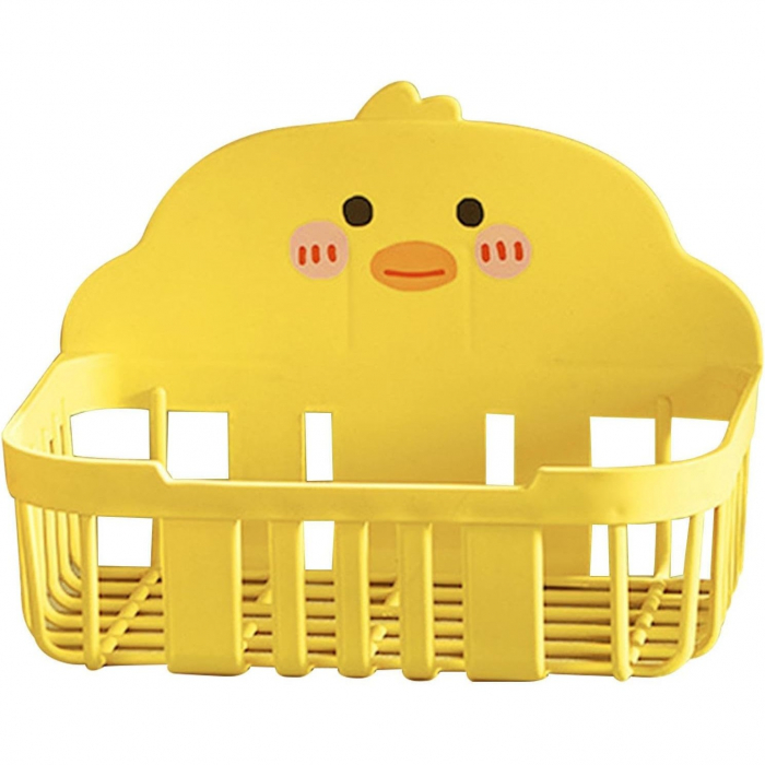 Cutie de Depozitare, Flippy, din Plastic, Montare pe Perete, Model Ratusca, 13x19x12 cm, Galben [1]