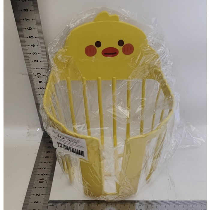 Cutie de Depozitare, Flippy, din Plastic, Montare pe Perete, Model Ratusca, 17.5x13.5x12 cm, Galben [6]