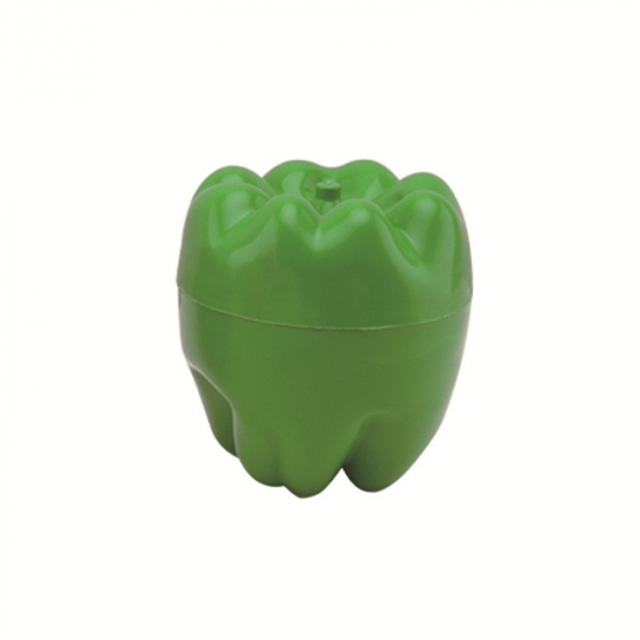 Cutie de depozitare si pastrare a alimentelor, Plastic, Flippy, Model Ardei, 9.8x9.8x10.7 cm, Verde [1]