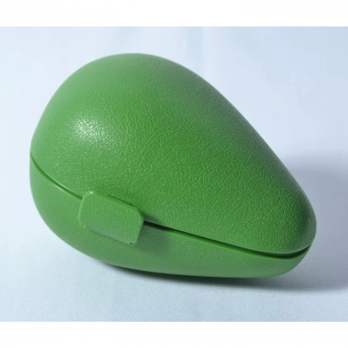 Cutie de depozitare si pastrare a alimentelor, Plastic, Flippy, Model Avocado, 8.4x8.4x12.3 cm, Verde [3]