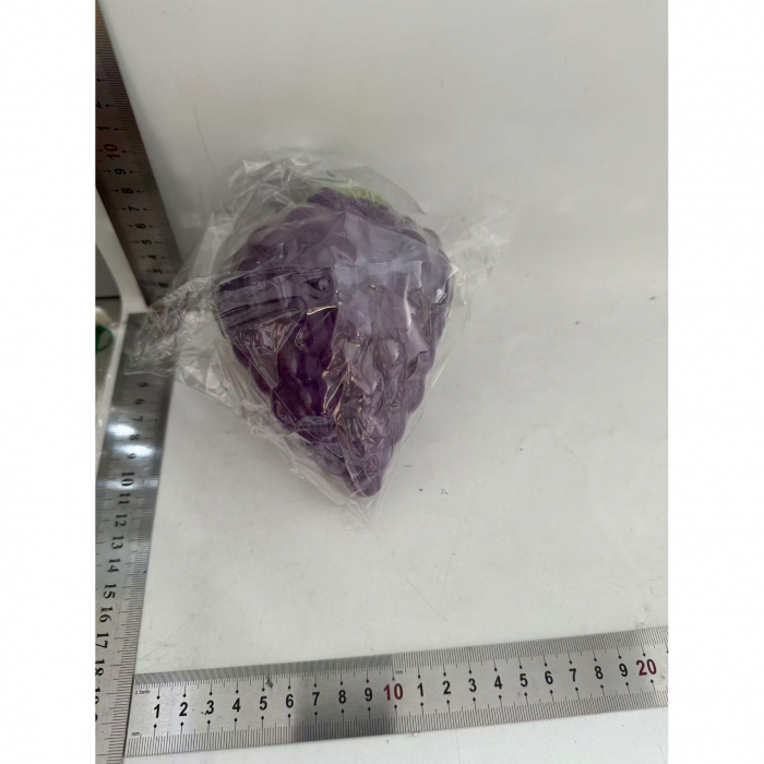 Cutie de depozitare si pastrare a alimentelor, Plastic, Flippy, Model Strugure, 10x10x13.5 cm, Mov [2]