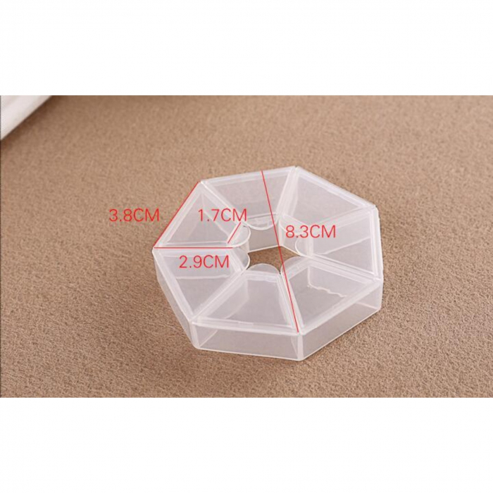 Cutie separator medicamente cu zilele saptamanii, Flippy, Plastic, 7 compartimente, Mov [4]