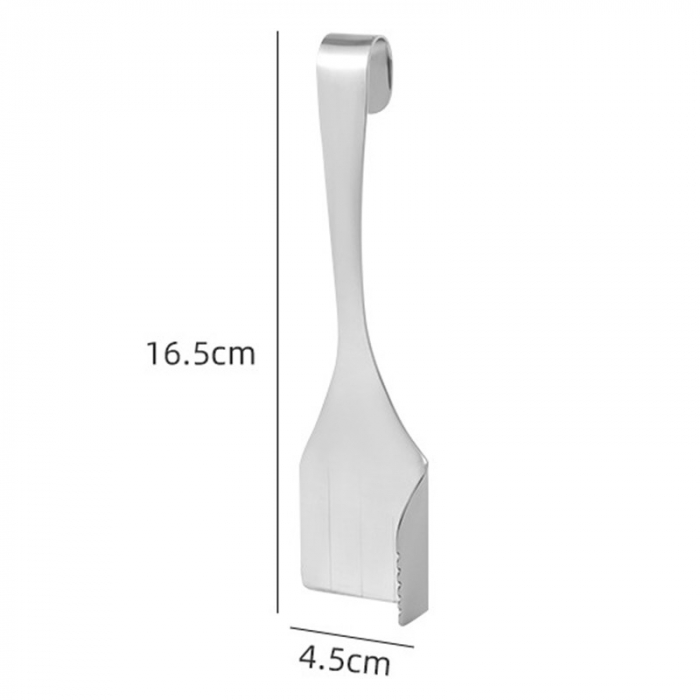 Cutit Dozator pentru Unt, Flippy, din Otel Inoxidabil, Taietor pentru Unt, 16.5 x 4.5 cm, Argintiu [2]
