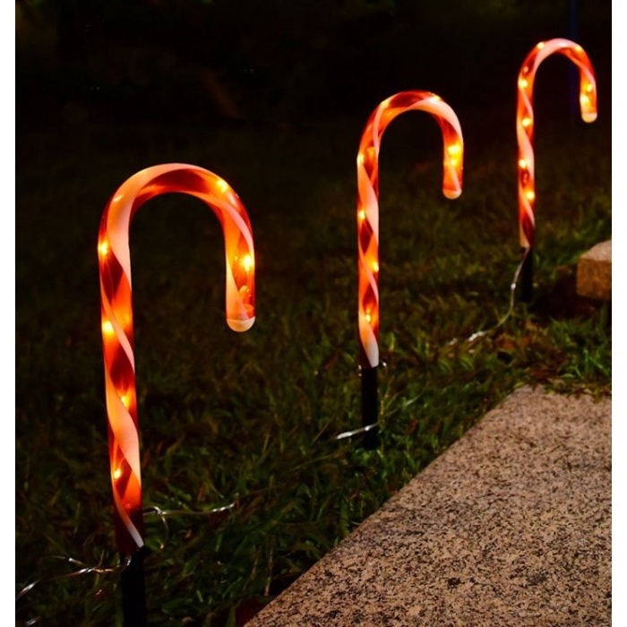 Decoratiune luminoasa pentru Craciun pe baterii, Acadele, pentru exterior, 28 cm [2]