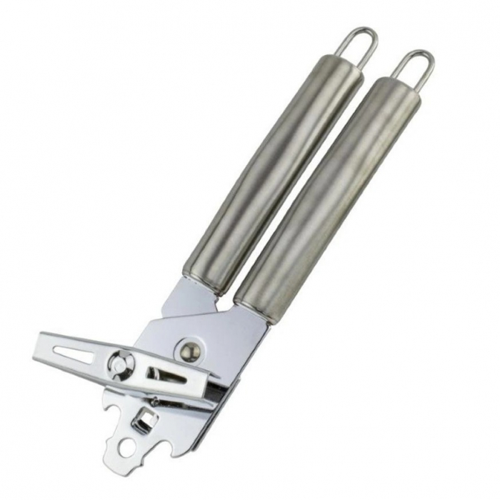 Deschizator conserve Flippy, material inox, ergonomic, gri [1]