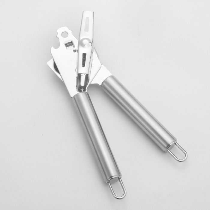 Deschizator conserve Flippy, material inox, ergonomic, gri [6]