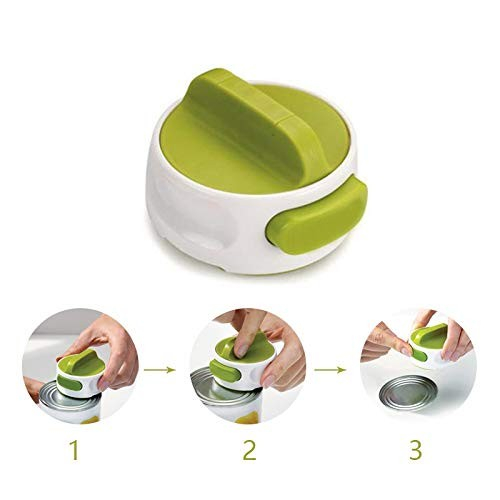 Desfacator Manual de Conserve si Sticle, Flippy, 6.8 x 4.8 cm, din ABS + Otel, Verde/Alb [9]