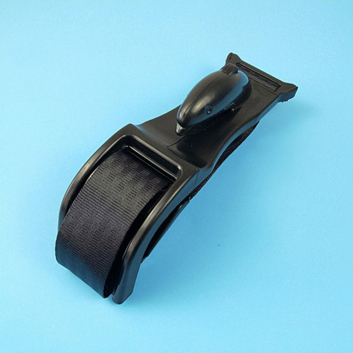Deviator Centura de Siguranta, Flippy, pentru Burtica Gravidelor, Universal, Ajustabil, 21x6 cm, Model Delfin Negru [7]
