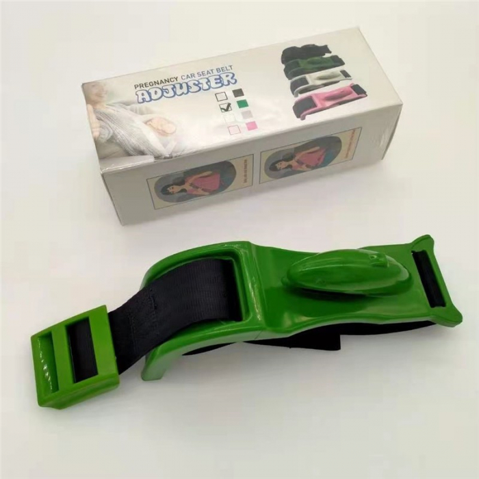 Deviator Centura de Siguranta, Flippy, pentru Burtica Gravidelor, Universal, Ajustabil, 21x6 cm, Model Delfin Verde [11]