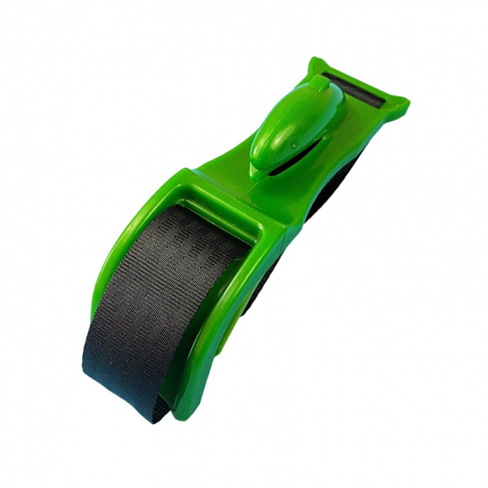 Deviator Centura de Siguranta, Flippy, pentru Burtica Gravidelor, Universal, Ajustabil, 21x6 cm, Model Delfin Verde [1]