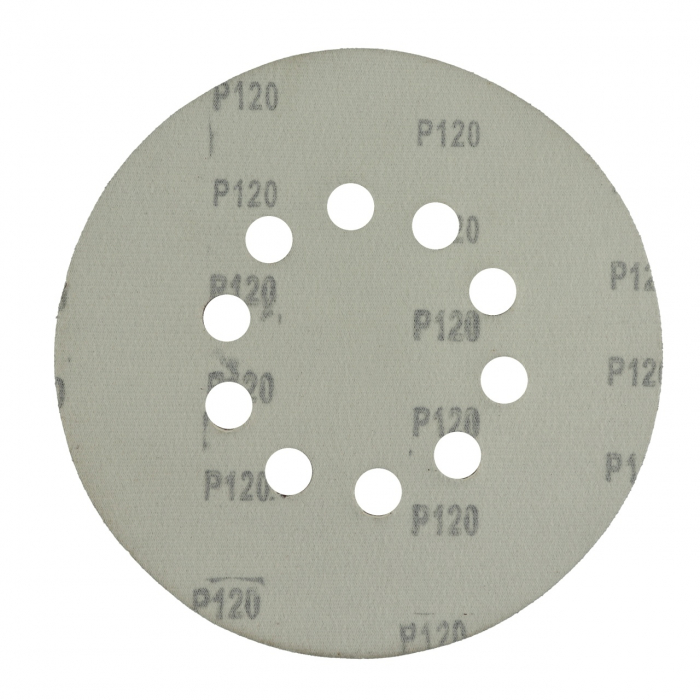 Disc abraziv pentru slefuitor cu excentric KD125.120 PROCRAFT (Set 10 buc) Diametru: 125 mm Granulatie: P120 [2]