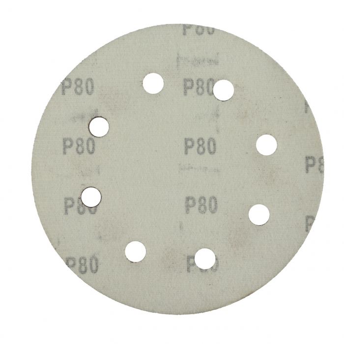 Disc abraziv pentru slefuitor cu excentric KD180.80 PROCRAFT (Set 10 buc) Diametru: 180 mm Granulatie: P80 [2]
