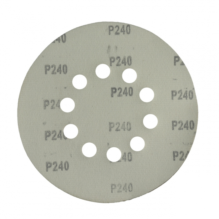 Disc abraziv pentru slefuitor cu excentric KD225.240 PROCRAFT (Set 10 buc) Diametru: 225 mm Granulatie: P240 [2]