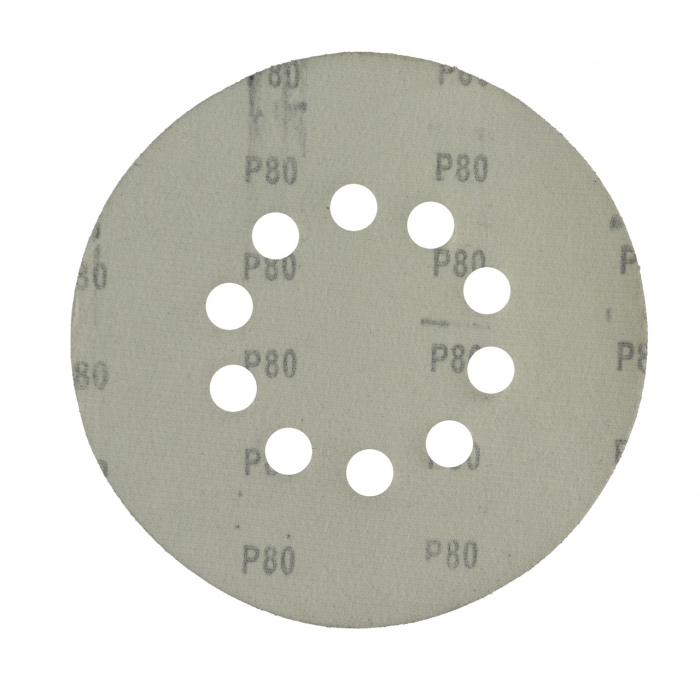 Disc abraziv pentru slefuitor cu excentric KD225.80 PROCRAFT (Set 10 buc) Diametru: 225 mm Granulatie: P80 [3]