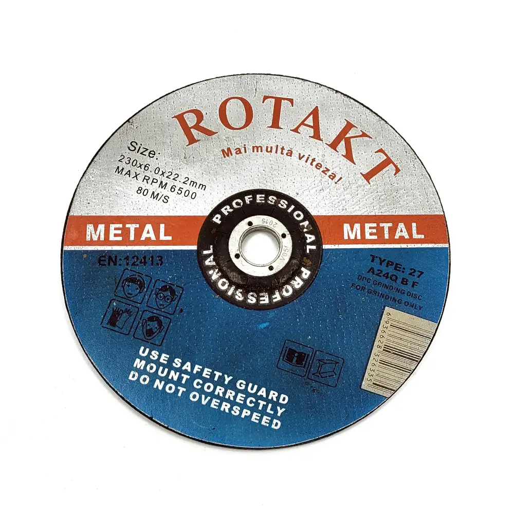 DISC ABRAZIV POLIZARE METAL DEGAJAT 230X6X22.2 [1]