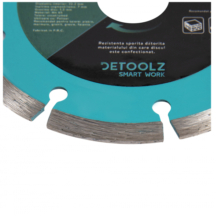 Disc diamantat segmentat 125x22.2x7mm [2]