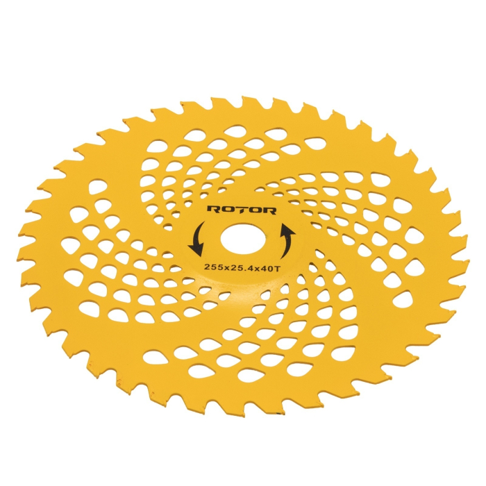 Disc motocoasa Premium 40T ondulat (tip oala) cu VIDIA 255×25,4×1,5 mm ROTOR [3]