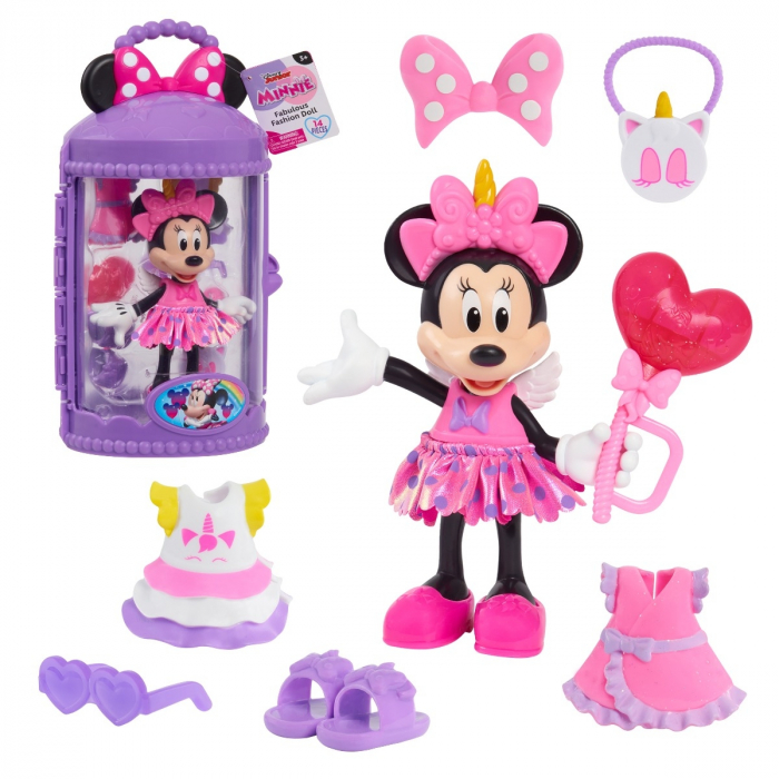 Disney Minnie Mickey - Papusa cu accesorii, Unicorn [3]
