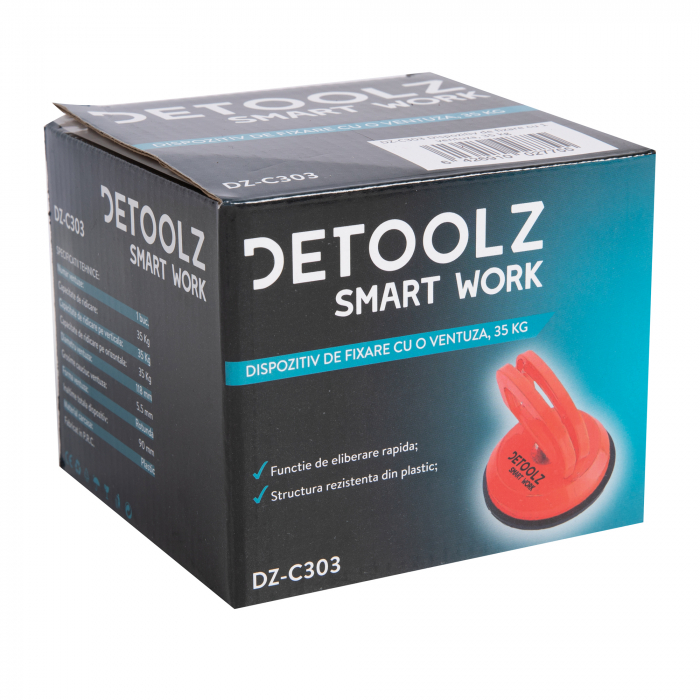 Dispozitiv de fixare cu 1 ventuza, 35 kg [2]