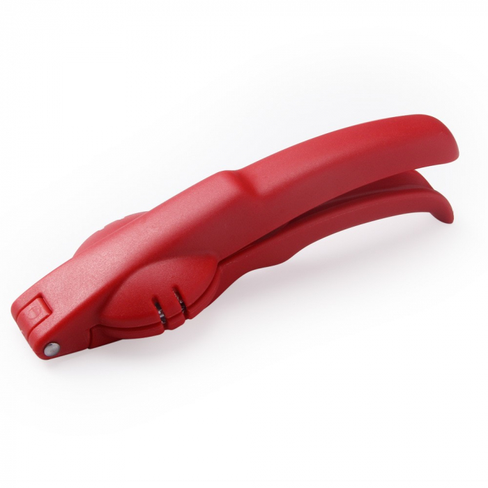 Dispozitiv de spart nuci si castane Flippy, ABS si otel, 17.5 x 5.5 x 5 cm, usor de utilizat, rosu [1]