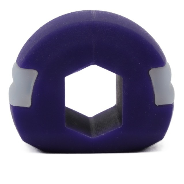 Dispozitiv de Tonifiere Faciala, Flippy, din Silicon, Corectare Mandibula/Maxilar, Mov [1]