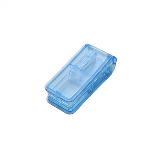 Dispozitiv pentru taiat sau sfaramat medicamente Flippy, material non-toxic, portabil, albastru [2]