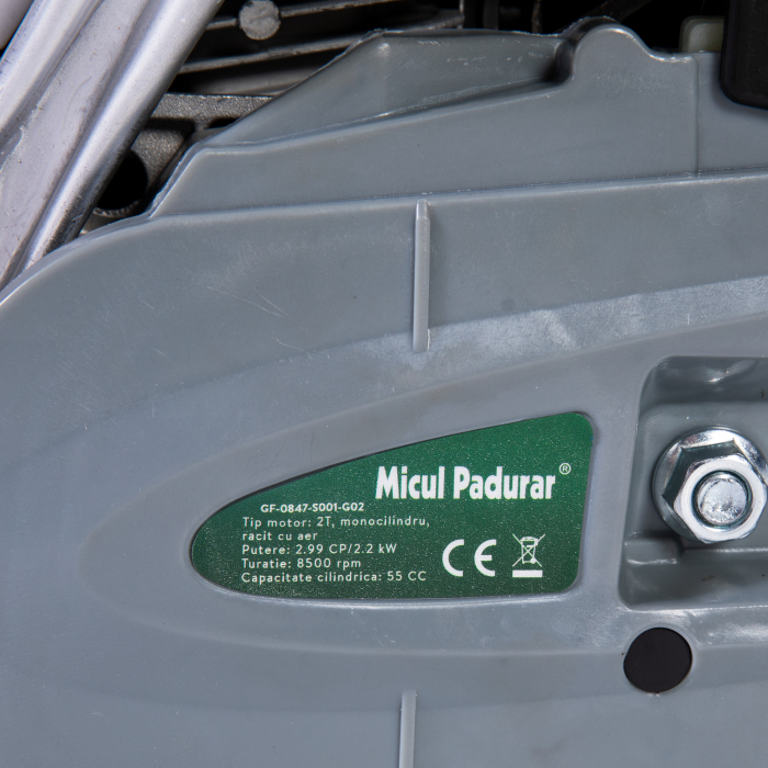 Drujba pe benzina Micul Padurar 5200 gri, 55 CC, 2.99 Cp, lama 40 cm + Dispozitiv de ascutit lantul manual [8]