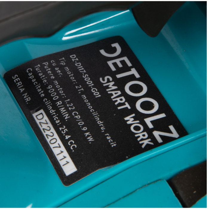 Drujba constructii Detoolz DZ-D117-S001-G01 E5, 25.4 CC, 1.22 Cp, lama 2 x 30 cm [6]