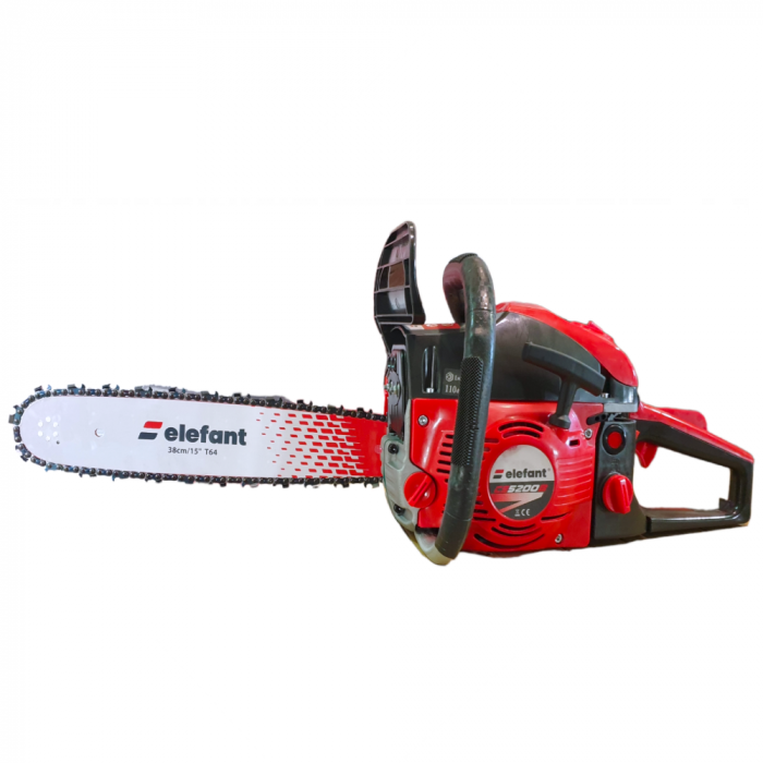 Drujba pe benzina Elefant CS5200B, 52 CC, 4.4 Cp, lama 38 cm [2]