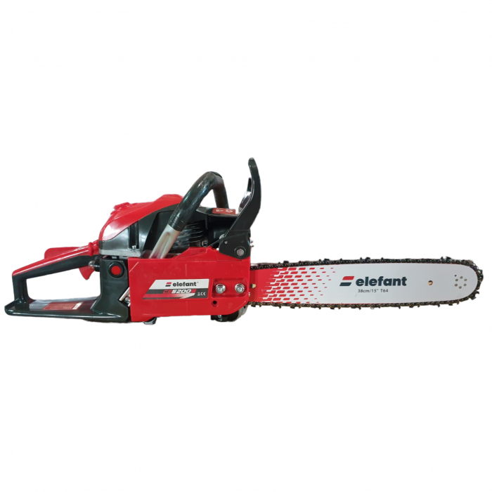 Drujba pe benzina Elefant CS5200B, 52 CC, 4.4 Cp, lama 38 cm [4]